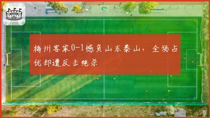 梅州客家0-1憾负山东泰山,全场占优却遭反击绝杀