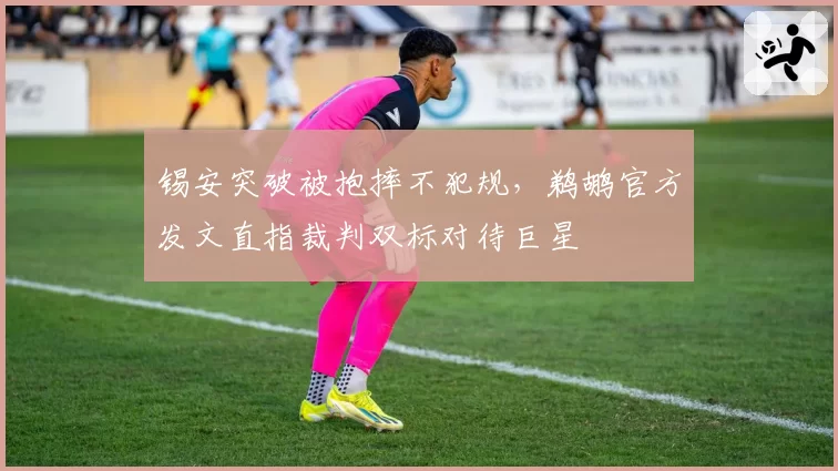 锡安突破被抱摔不犯规,鹈鹕官方发文直指裁判双标对待巨星